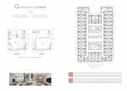 星城1号1室1厅1厨1卫建面30.61㎡