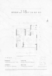 建面约118平户型