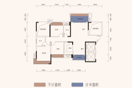 名壹·学府雅苑3室2厅1厨2卫建面118.00㎡