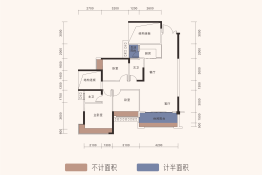 名壹·学府雅苑3室2厅1厨2卫建面117.00㎡