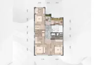 汀澜别墅157㎡户型