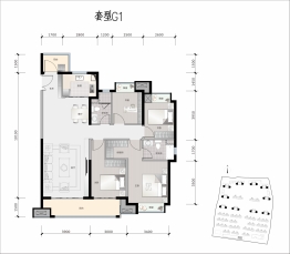 实地·剑兰郡4室2厅1厨2卫建面133.00㎡