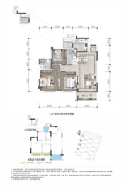 锦绣和鸣3室2厅1厨2卫建面94.00㎡