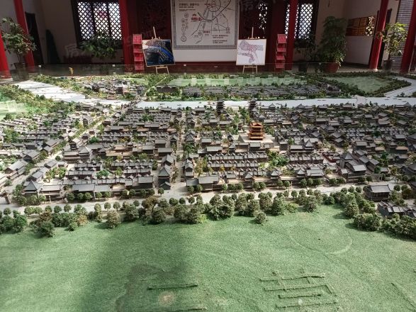 燕都古城实景图