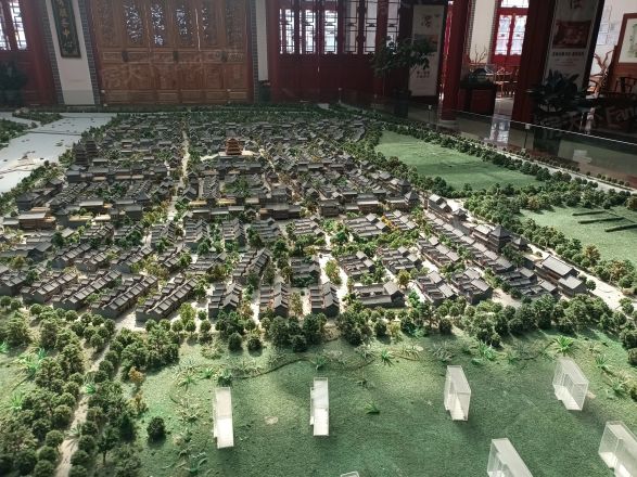 燕都古城实景图