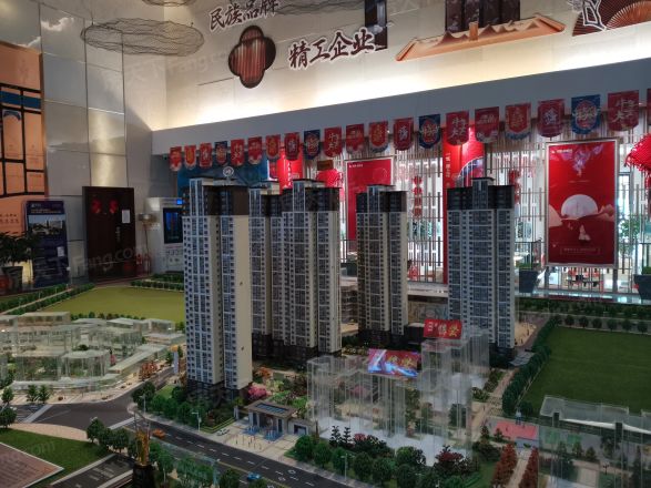 兰高金都城实景图