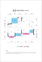 家福来·澜苑2室2厅1厨2卫建面92.42㎡