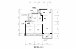 誉境阳光花园3室2厅1厨2卫建面97.00㎡