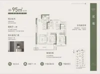 C户型-建筑面积约95㎡