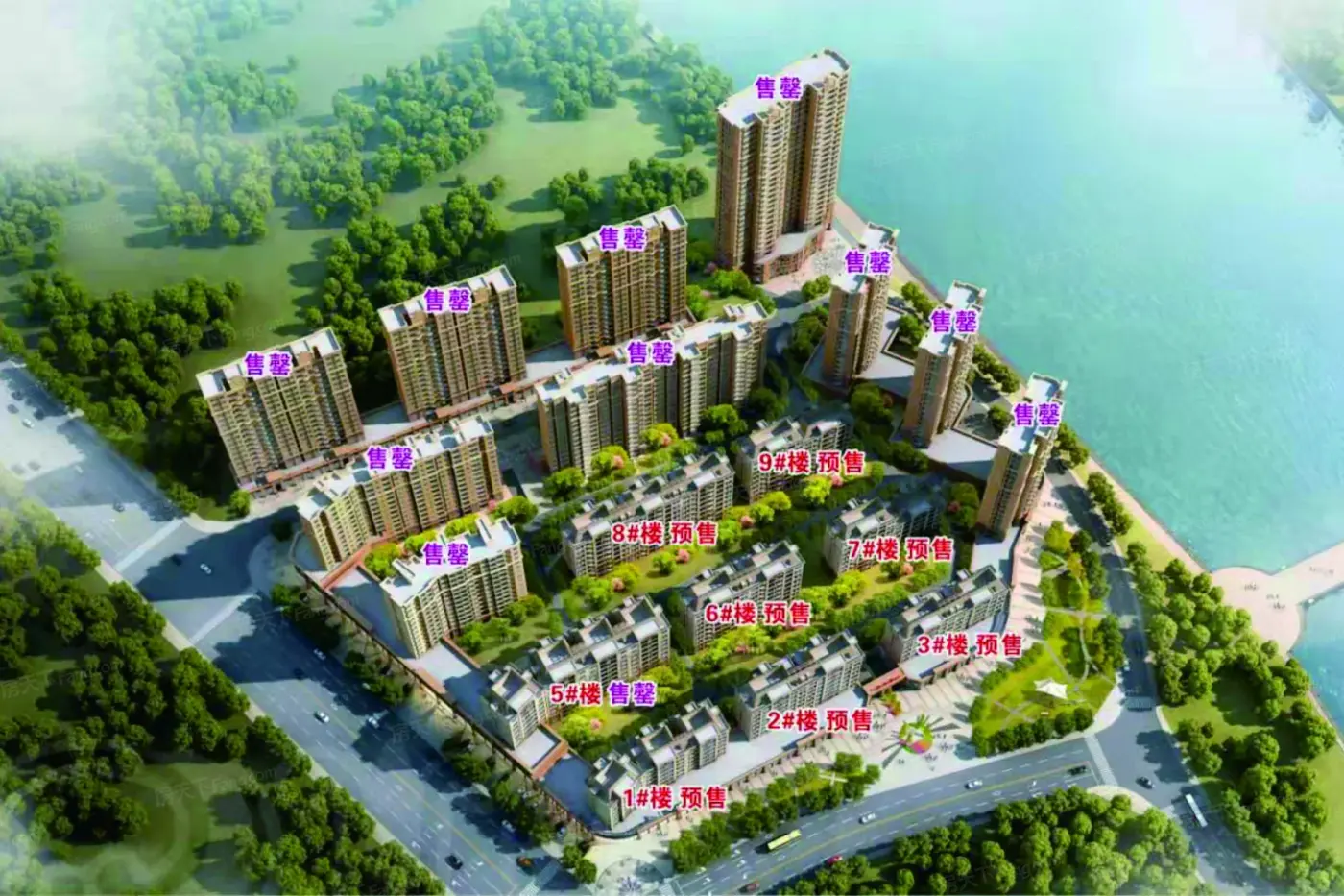 金岸名都效果图