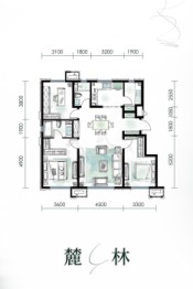 中海云麓里3室2厅1厨2卫建面123.00㎡