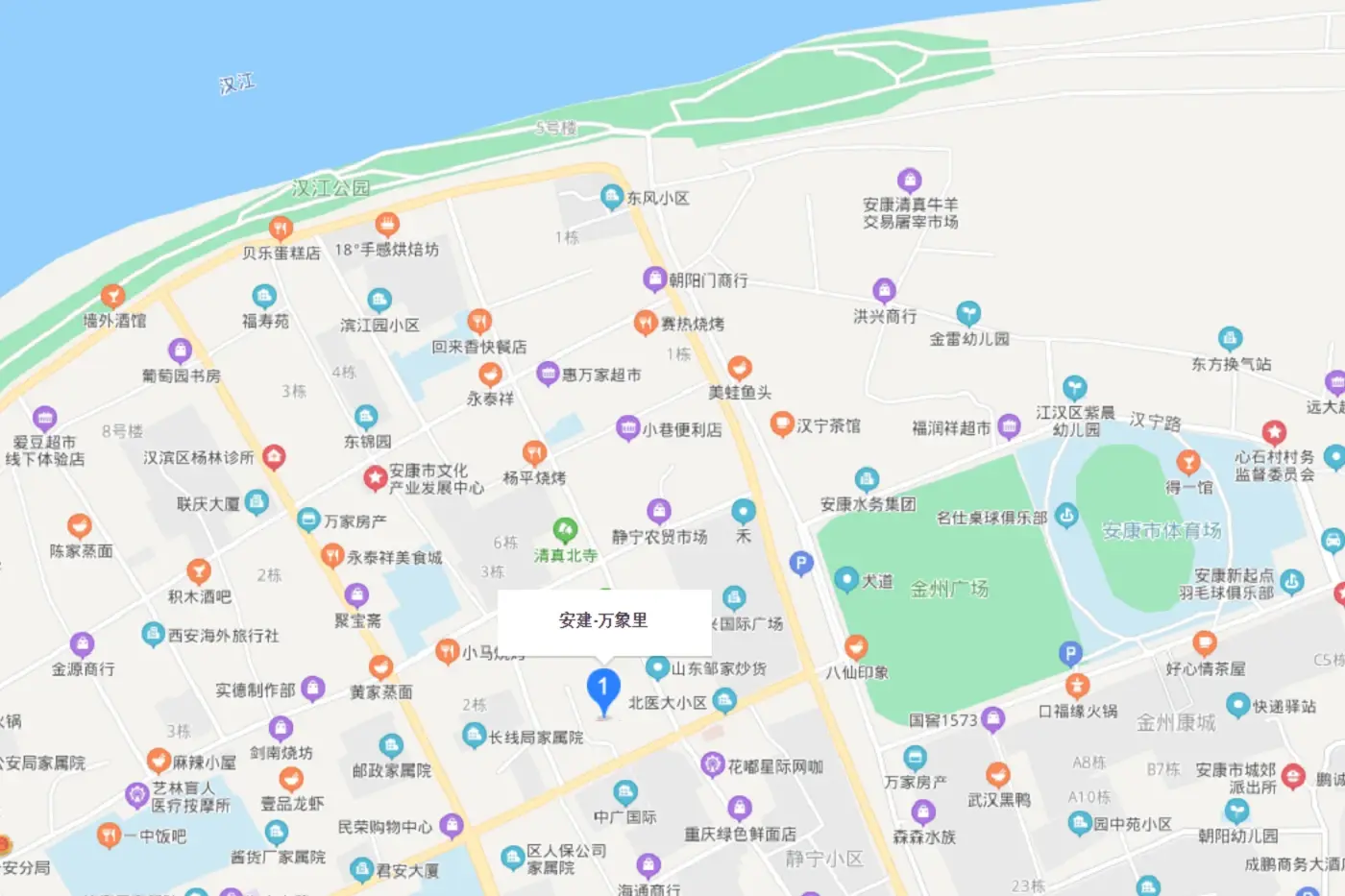 安建·万象里交通图