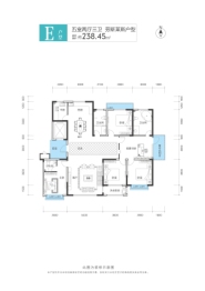 城建白金海岸5室2厅2厨3卫建面238.45㎡