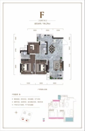 文景雅苑3室2厅1厨2卫建面86.29㎡