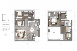 民盈·国贸中心3室2厅1厨3卫建面370.00㎡