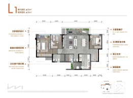 印江州3室2厅1厨2卫建面98.00㎡