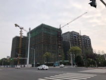 福晟·钱隆公馆在建楼栋远景