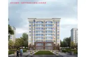 6#住宅楼南立面效果图