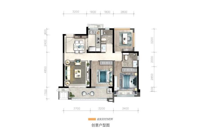 中海悦江府户型图