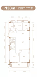 金樽府邸4室2厅1厨2卫建面140.97㎡