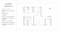 万瑞府安邸3套房1功能房户型-4A