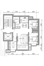 盛唐府3室2厅1厨1卫建面96.00㎡