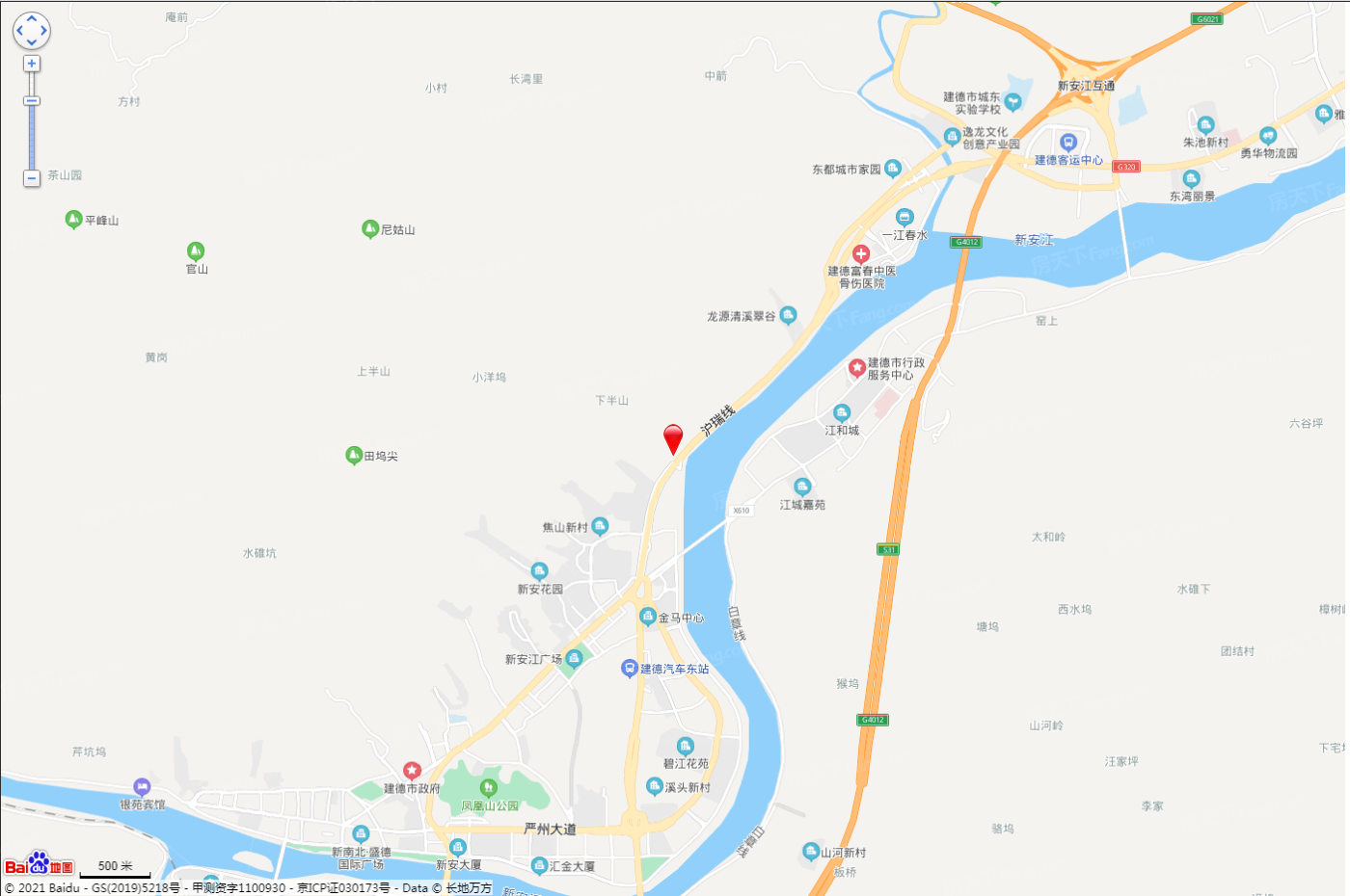 绿都中天云屿江月交通图
