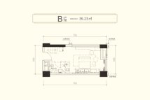 保利恒伟·时光印象公寓B户型