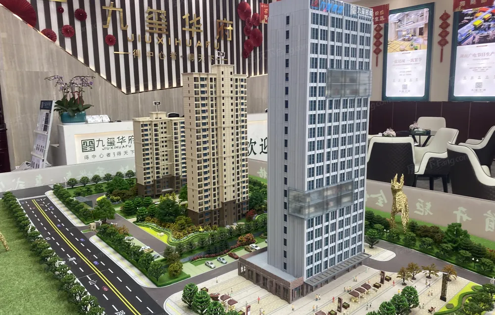 大三房南北通透,高端人群集聚区,长沙长沙县长沙县九玺铭城二手房三室