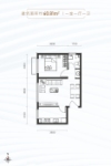 4#2单元建面60.81㎡户型