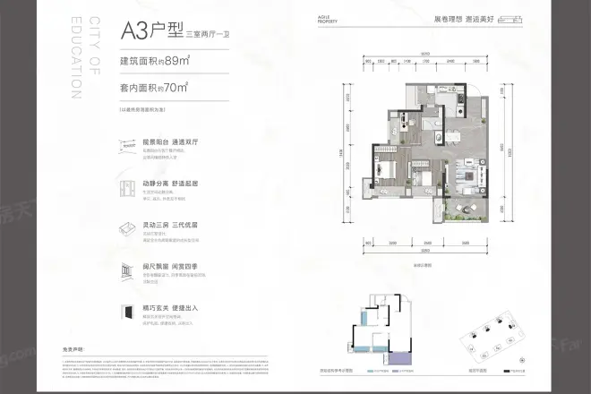 雅居乐·瀚云雅苑户型图