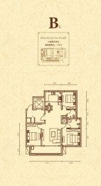 长福雅园二期3室2厅1厨2卫建面125.00㎡