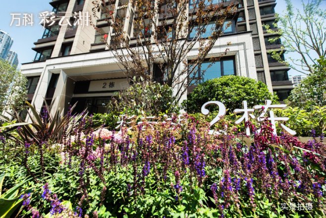 万科彩云湖实景图