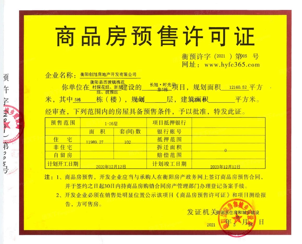 长旭·时光印象证照