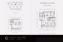 重庆·融创壹号院2室2厅1厨4卫建面216.56㎡