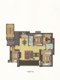 水沐明悦府4室4厅2卫建面171.00㎡