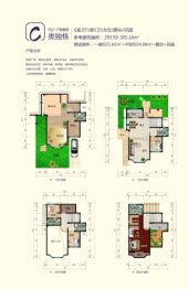 彩云南现城6室2厅1厨5卫建面293.93㎡