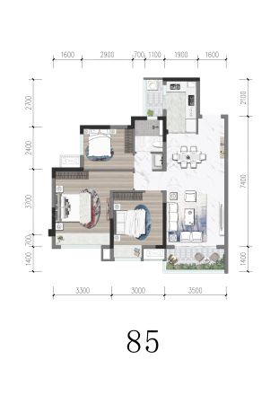 世茂云璟户型图