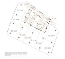 中懋天地Office1室1厅1厨1卫建面109.00㎡