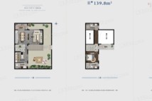 奥园天河书院139.8㎡合院户型