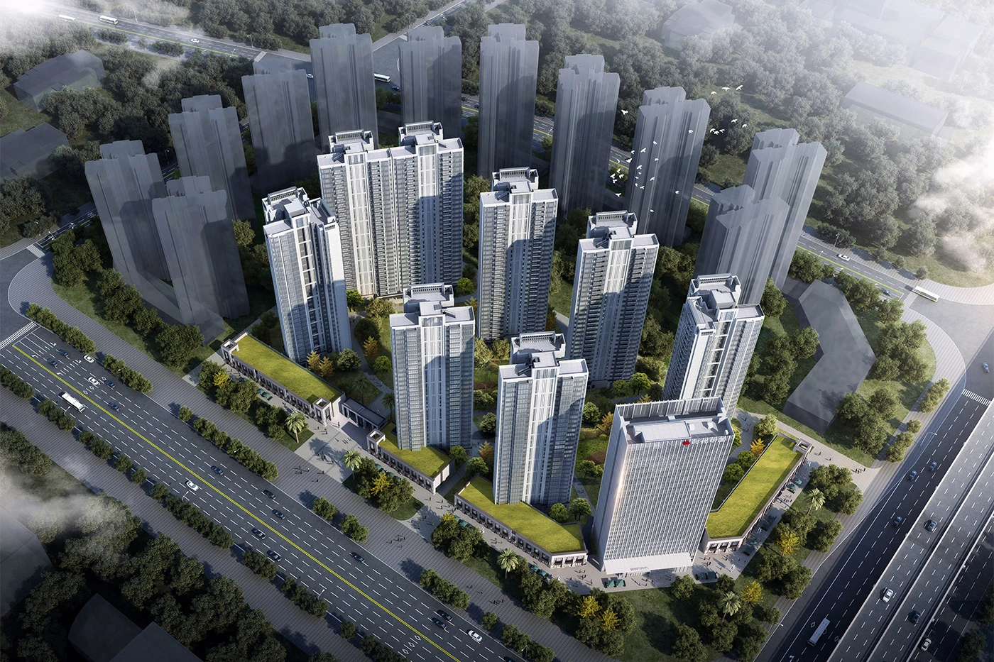 时代星湖印记效果图