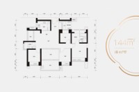 11区1栋01户型144㎡