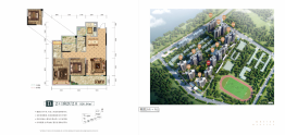 富悦湾2室2厅1厨2卫建面120.96㎡