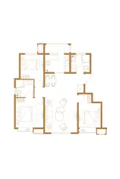 阿什河畔小镇3室2厅1厨2卫建面110.00㎡