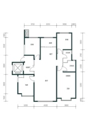 凤城·翡翠湖4室2厅1厨2卫建面154.85㎡