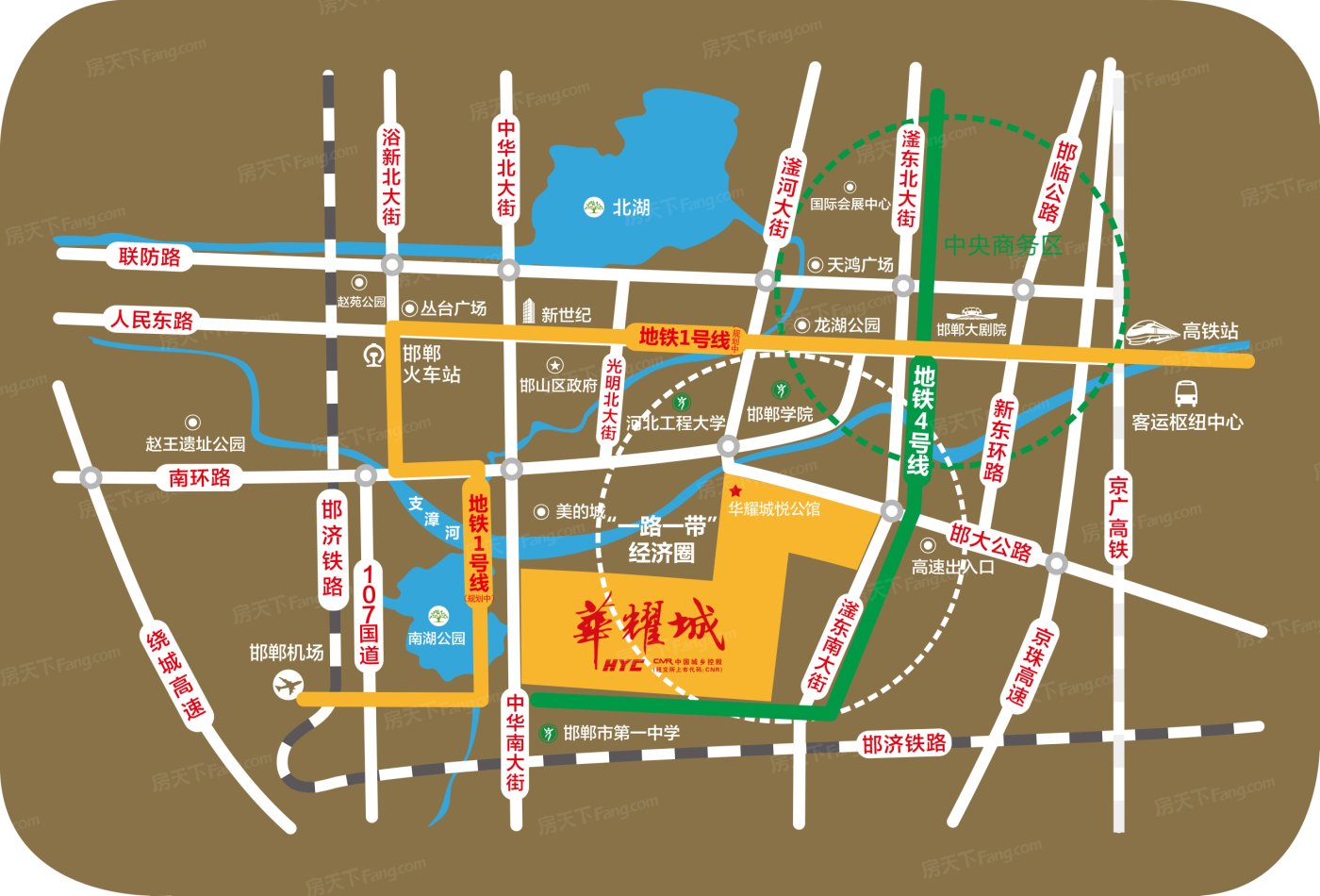 周口华耀城规划图图片