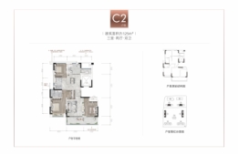 幸福桥TOD·幸福拾光3室2厅1厨2卫建面125.00㎡