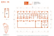 B栋20层平面图