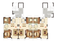 94㎡二室高层 二室二厅一卫 东南朝向 建面约94㎡