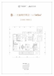 蟠龙·观山堂3室2厅1厨2卫建面145.00㎡